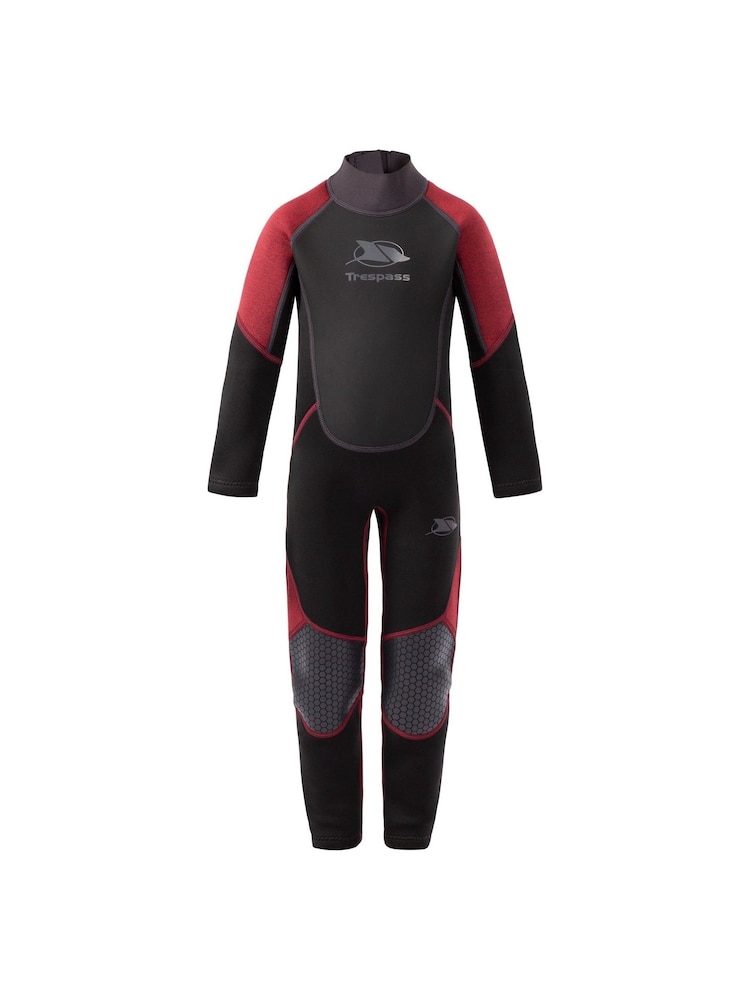 Trespass Kids Red Amigo 3Mm Full Wetsuit - Image 1 of 2