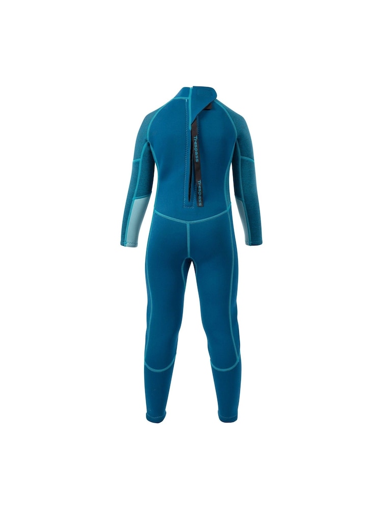 Trespass Kids Blue Lillian 3Mm Full Wetsuit - Image 2 of 2