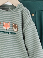 Green Character Baby Top and Leggings 2 Piece Set (0mths-3yrs) - Image 7 of 11
