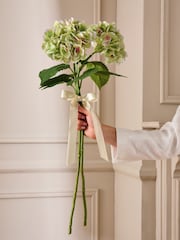Green Artificial Hydrangea (2 Stems) - Image 1 of 6