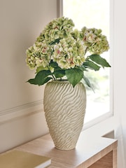 Green Artificial Hydrangea (2 Stems) - Image 2 of 6