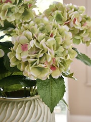 Green Artificial Hydrangea (2 Stems) - Image 3 of 6