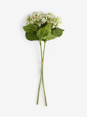 Green Artificial Hydrangea (2 Stems) - Image 5 of 6
