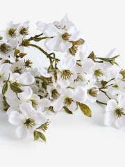 White Artificial Blossom (3 Stems) - Image 2 of 2