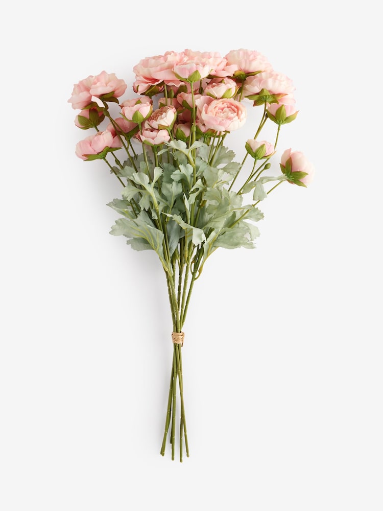 Pink Artificial Ranunculus (2 Stems) - Image 5 of 5