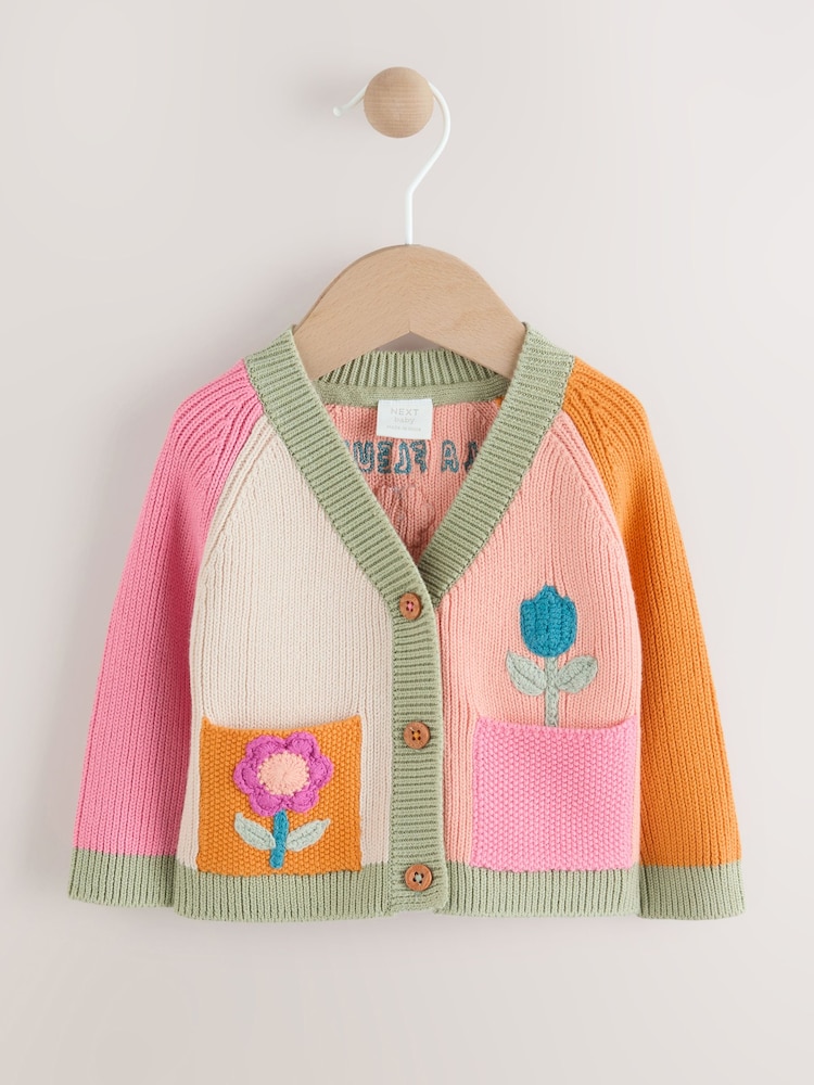 Colour Block Baby Fairy Cardigan (0mths-2yrs) - Image 1 of 6