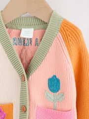 Colour Block Baby Fairy Cardigan (0mths-2yrs) - Image 3 of 6
