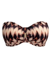 Fantasie Animal Underwired Bandeau Beach Waves Bikini Top - Image 8 of 8