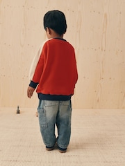 Red 1982 Appliqué Crew Neck Jersey Sweatshirt (3mths-7yrs) - Image 3 of 8