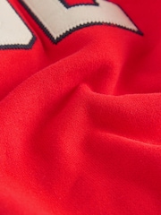 Red 1982 Appliqué Crew Neck Jersey Sweatshirt (3mths-7yrs) - Image 7 of 8