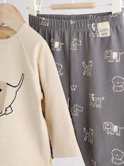 Monochrome Dog Baby Top and Leggings 2 Piece Set (0mths-3yrs) - Image 11 of 18