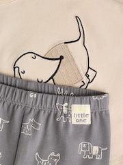 Monochrome Dog Baby Top and Leggings 2 Piece Set (0mths-3yrs) - Image 12 of 18