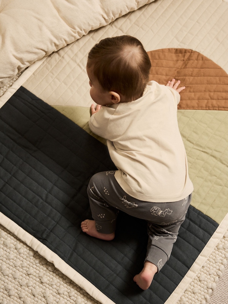 Monochrome Dog Baby Top and Leggings 2 Piece Set (0mths-3yrs) - Image 2 of 18