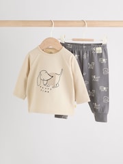 Monochrome Dog Baby Top and Leggings 2 Piece Set (0mths-3yrs) - Image 5 of 18