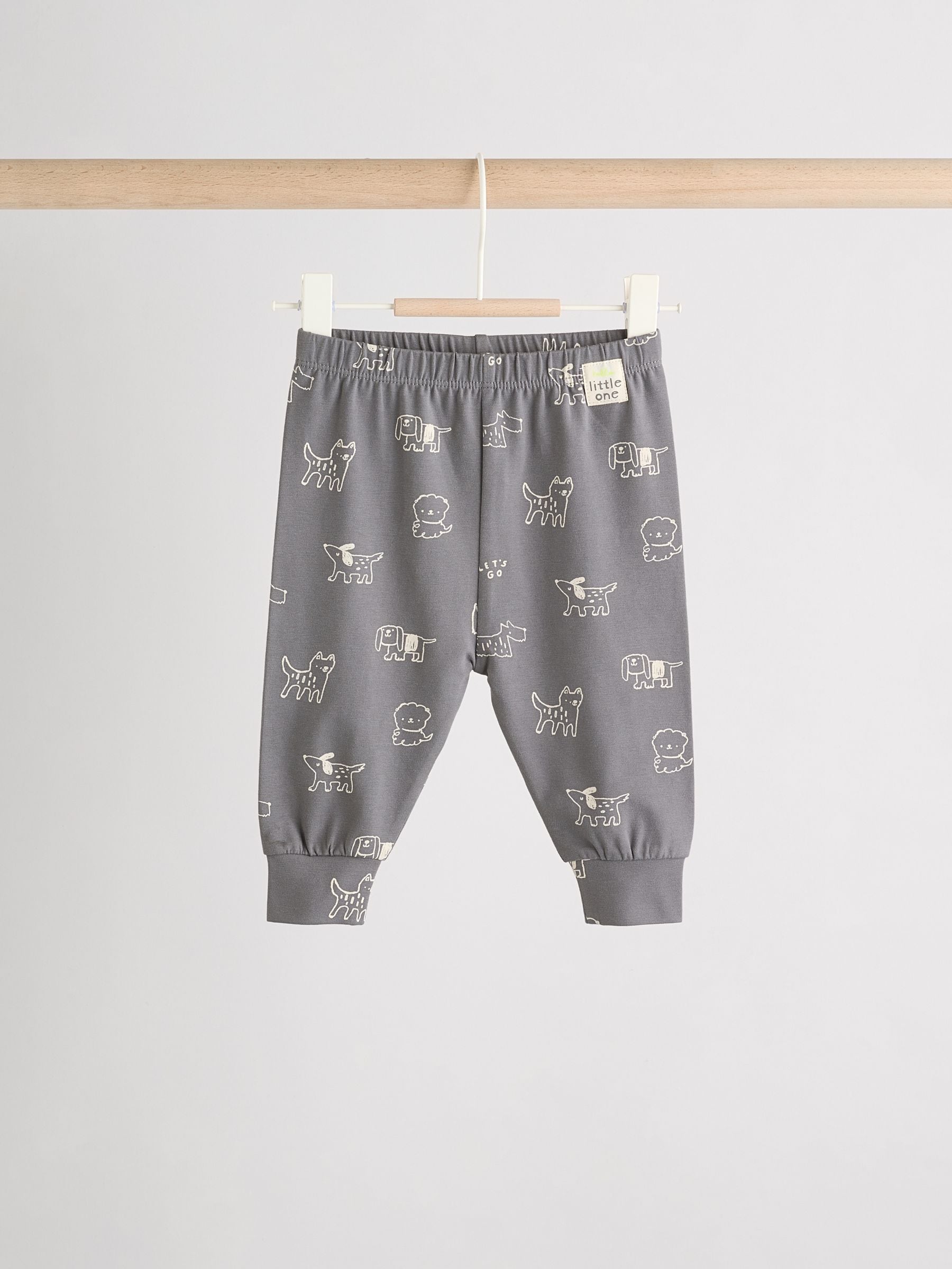 Buy Monochrome Dog Baby Top and Leggings Set 2 Piece (0mths-3yrs