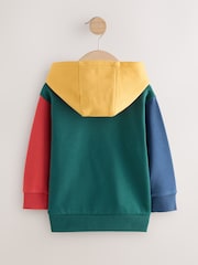 Colour block verde - Long Sleeve Applique Hoodie (3mths-7yrs) - Imagen 2 de 4