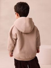 Stone Borg Lined Zip Through Hoodie (3mths-7yrs) - Image 2 of 10