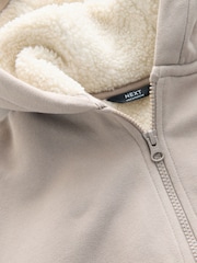Stone Borg Lined Zip Through Hoodie (3mths-7yrs) - Image 8 of 10