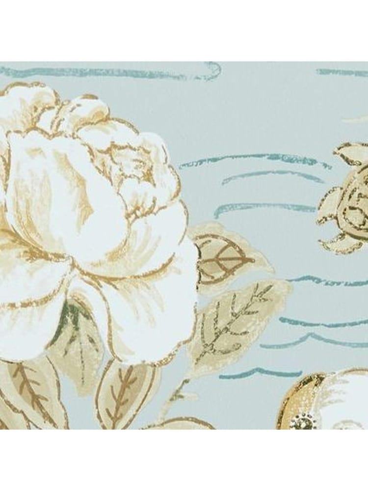 Sanderson Sky Honey Crane Frog Wallpaper Sample - Image 2 of 2