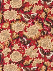 Sanderson Cinnabar Ink Black Amar Butterfly Wallpaper Sample - Image 1 of 1