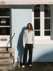 Chelsea Peers Grey Scuba Quarter Zip Sweatshirt - Image 3 of 5