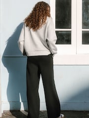 Chelsea Peers Grey Scuba Quarter Zip Sweatshirt - Image 4 of 5