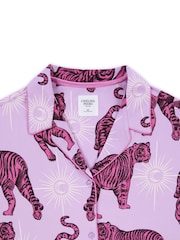 Chelsea Peers Mystic Tiger Print Short Pyjamas Set - صورة 3 من 3