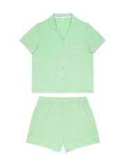 Verde - Chelsea Peers TENCEL™ Modal Short Button Up Pyjamas Set - Imagen 1 de 3
