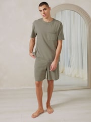 Chelsea Peers Cotton Crew Neck Short Pyjamas Set - Imagen 1 de 5