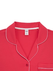 Roze - Chelsea Peers TENCEL™ Modal Short Button Up Pyjamas Set - Image 3 of 3