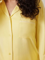 Amarillo - Chelsea Peers TENCEL™ Modal Long Button Up Pyjamas Set - Imagen 5 de 5