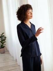 Chelsea Peers Blue Long Pyjamas Sets - Image 4 of 5