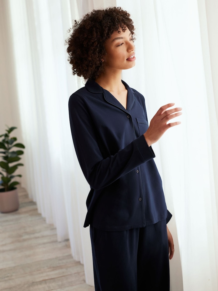 Chelsea Peers Blue Long Pyjamas Sets - Image 5 of 5 Chelsea Peers Blue Long Pyjamas Sets - Image 5 of 5
