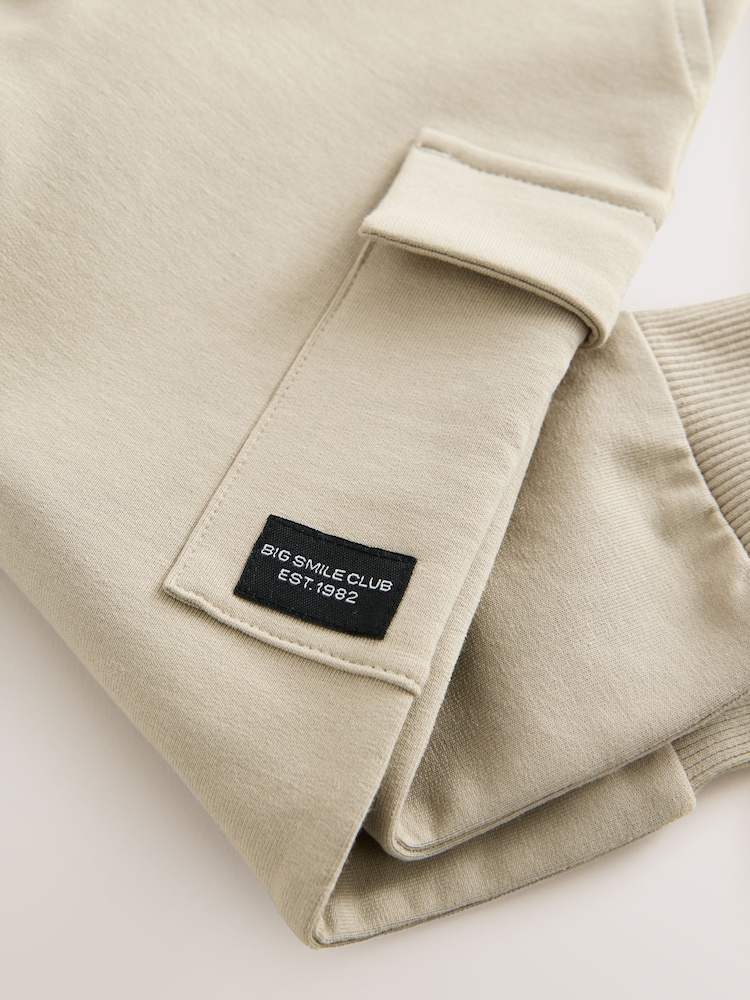 Neutral Skinny Utility Joggers (3mths-7yrs) - Image 4 of 4