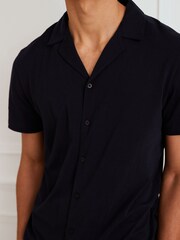 Chelsea Peers Blue 100% Cotton Button Up Short Pyjamas Set - Image 2 of 5