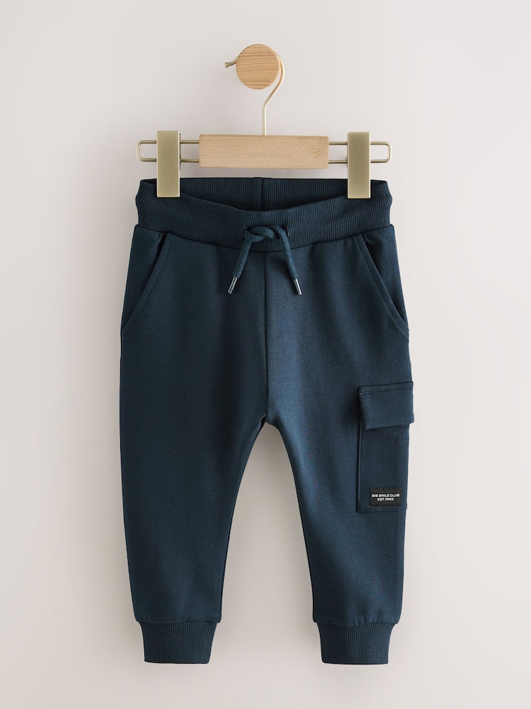 Navy Blue Skinny Utility Joggers (3mths-7yrs) - Image 1 of 4