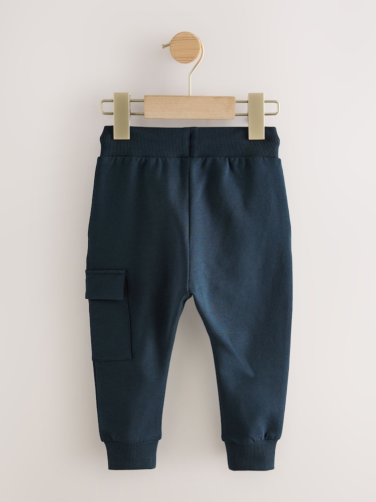 Navy Blue Skinny Utility Joggers (3mths-7yrs) - Image 2 of 4