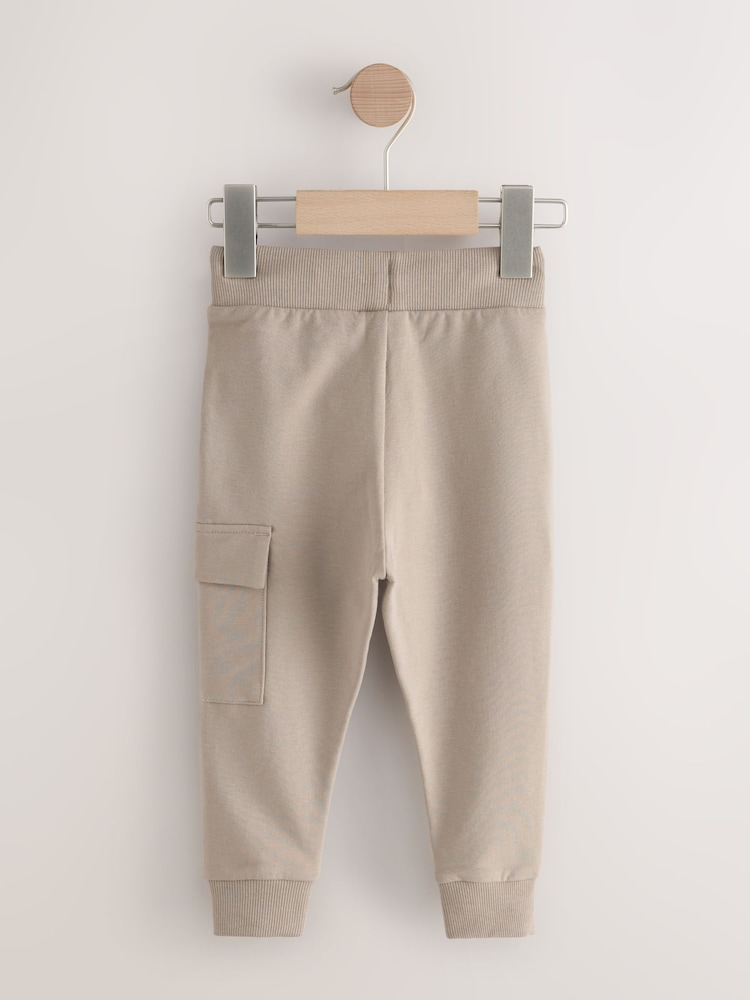 Ecru Skinny Utility Joggers (3mths-7yrs) - Image 2 of 4 Ecru Skinny Utility Joggers (3mths-7yrs) - Image 2 of 4