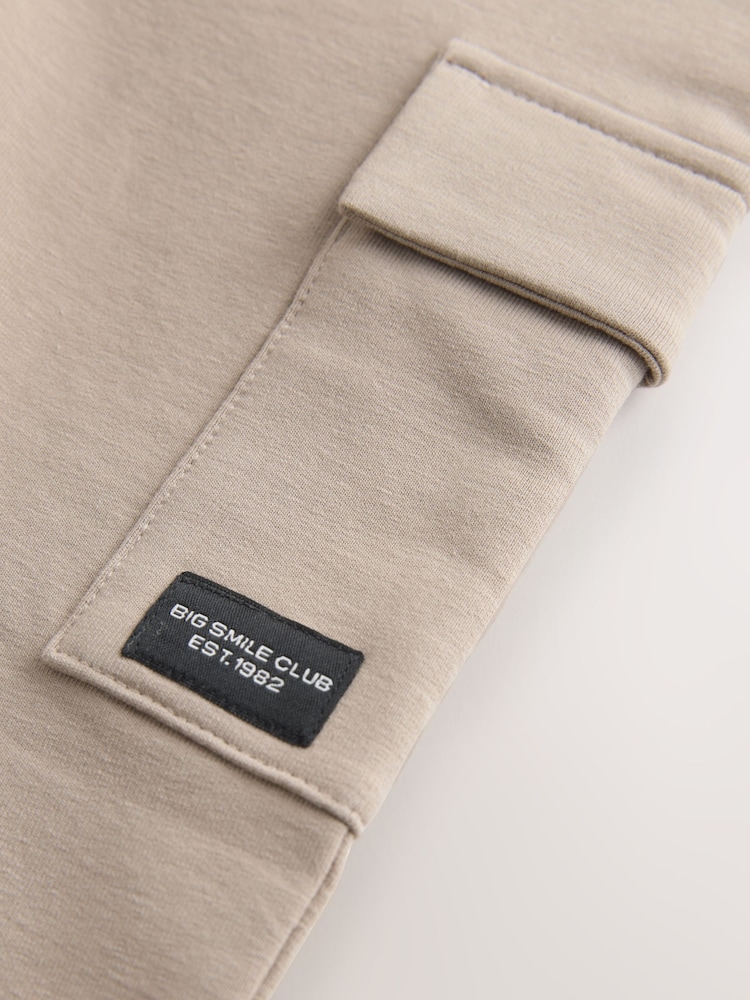 Ecru Skinny Utility Joggers (3mths-7yrs) - Image 4 of 4 Ecru Skinny Utility Joggers (3mths-7yrs) - Image 4 of 4