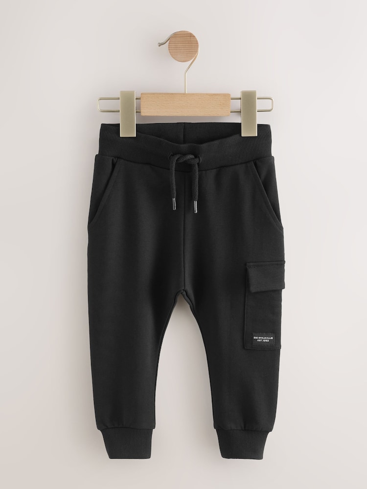 Black Skinny Utility Joggers (3mths-7yrs) - Image 1 of 4