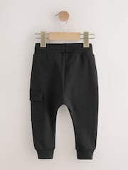 Black Skinny Utility Joggers (3mths-7yrs) - Image 2 of 4
