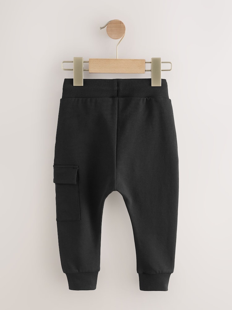 Black Skinny Utility Joggers (3mths-7yrs) - Image 2 of 4