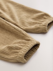 Tan Brown Jersey Cord Joggers (3mths-7yrs) - Image 4 of 4