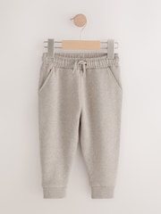 Oatmeal Marl Soft Touch Jersey Joggers (3mths-7yrs) - Image 1 of 4