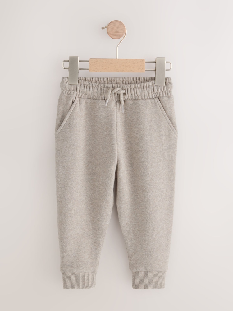 Oatmeal Marl Soft Touch Jersey Joggers (3mths-7yrs) - Image 1 of 4