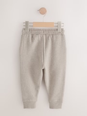 Oatmeal Marl Soft Touch Jersey Joggers (3mths-7yrs) - Image 2 of 4