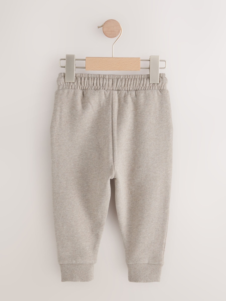 Oatmeal Marl Soft Touch Jersey Joggers (3mths-7yrs) - Image 2 of 4
