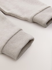 Oatmeal Marl Soft Touch Jersey Joggers (3mths-7yrs) - Image 4 of 4
