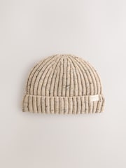 Neutral Baby Knitted Beanie Hat (0mths-2yrs) - Image 1 of 3