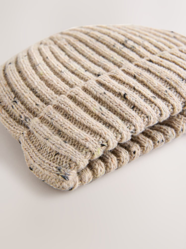Neutrale Farbe - Baby-Strickmütze (0 M.–2 J.) - Bild 2 von 3 Neutrale Farbe - Baby-Strickmütze (0 M.–2 J.) - Bild 2 von 3